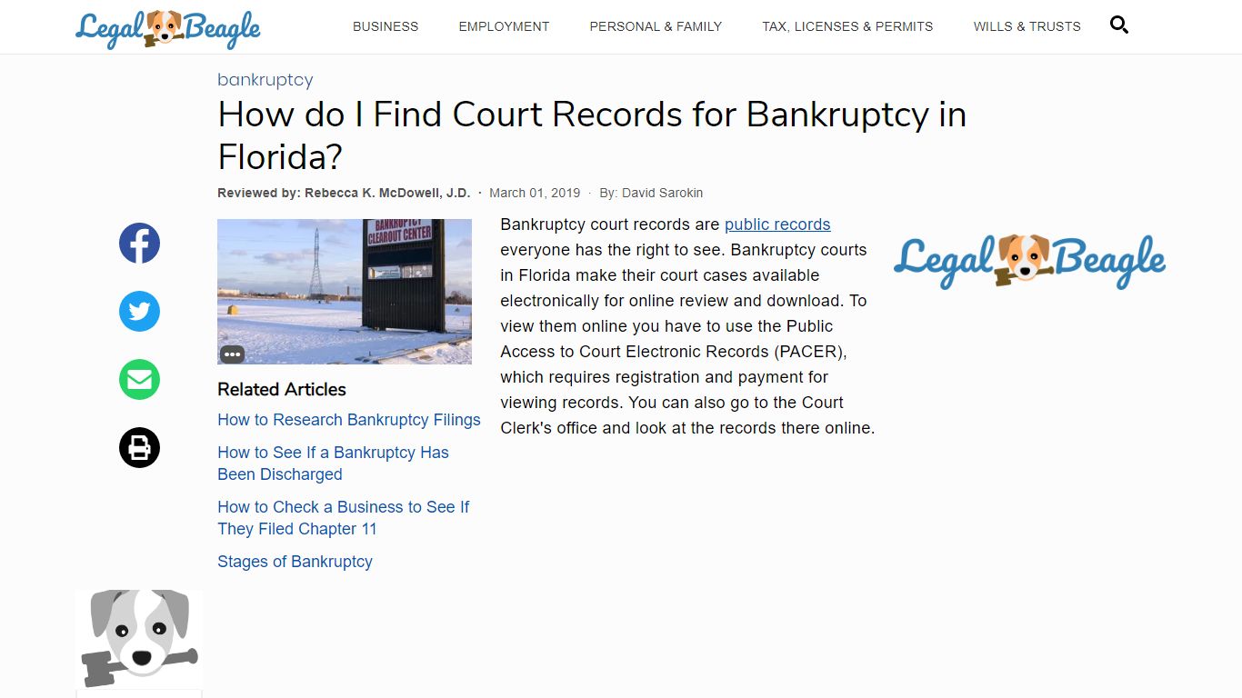 How do I Find Court Records for Bankruptcy in Florida ...