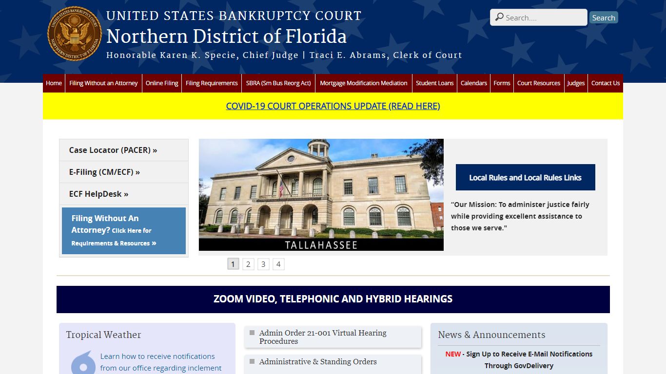 Northern District of Florida | United States Bankruptcy Court