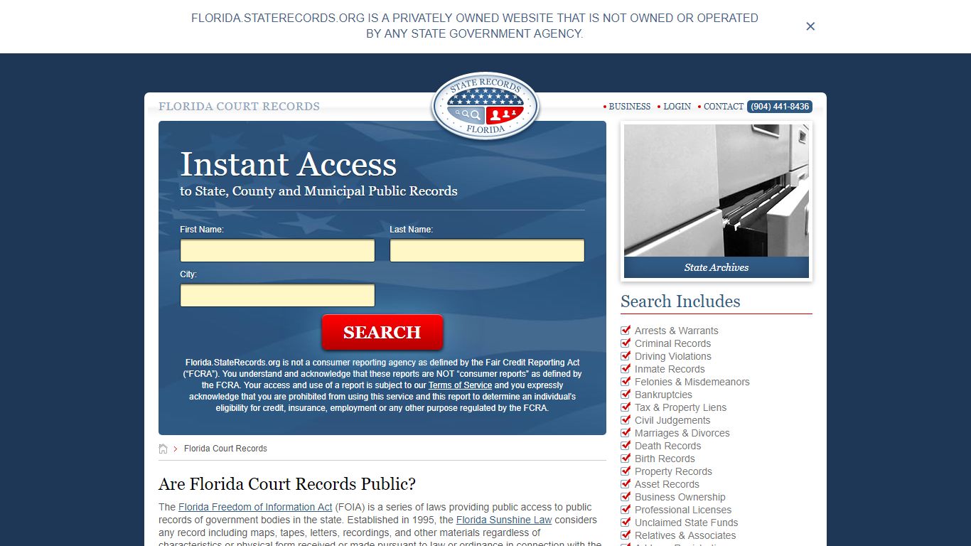 Florida Court Records | StateRecords.org